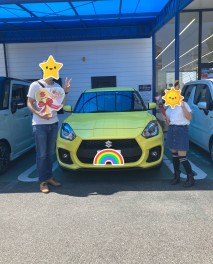 もこもこペンペン様　スイフトスポーツご納車させて頂きました。